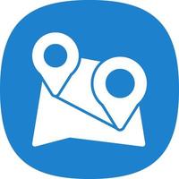 Multiple Destinations Vector Icon Design