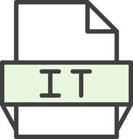 It File Format Icon vector