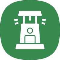 Lighthouse Vector Icon Design