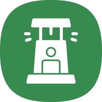 Lighthouse Vector Icon Design