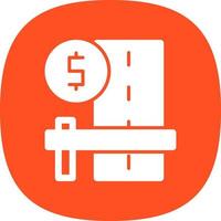 Toll Road Vector Icon Design