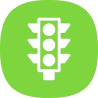 Traffic Light Vector Icon Design