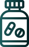 Tablets Bottle Vector Icon Design