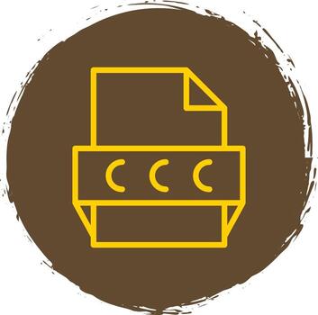 Ccc File Format Icon vector