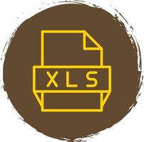 Xls File Format Icon vector