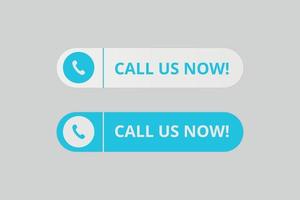 Set of call us now buttons vector