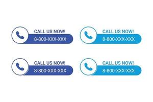 call us now template mobile call with subscriber number vector