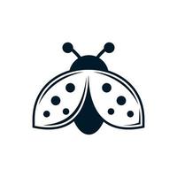 logotipo de escarabajo para logotipo de desarrollador de negocios vector