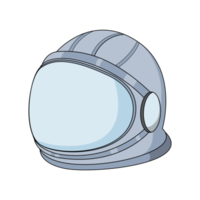 capacete espacial terno astronauta equipamento vista frontal png