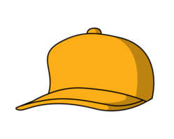 Yellow Cap wear Hip Hop Hat Model  Front view png