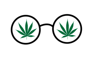 Cannabis-Sonnenbrillen png