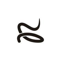 letter g curves signature ink line logo vector