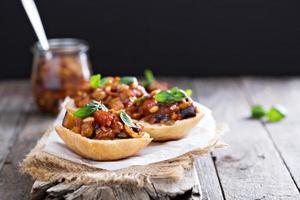 Eggplant and tomato caponata photo