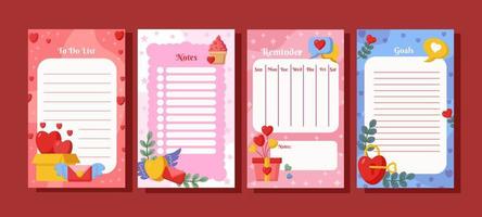 Love Journal Valentine vector