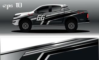 abstract background design for car wrap of 4x4 truck, rally, van, suv and other cars vector