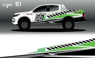 abstract background design for car wrap of 4x4 truck, rally, van, suv and other cars vector