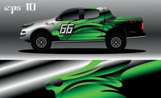 abstract background design for car wrap of 4x4 truck, rally, van, suv and other cars vector