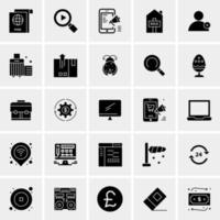 25 Universal Business Icons Vector Creative Icon Illustration to use in web and Mobile Related project