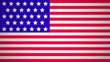 americano bandiera sfondo animazione video