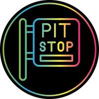 Pit Stop Vector Icon Design