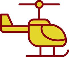 Helicopter Vector Icon Design