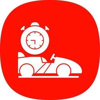 Race Stopwatch Vector Icon Design