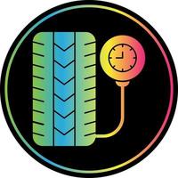 Tire Pressure Vector Icon Design