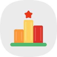 Podium Vector Icon Design