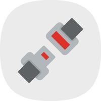 Safety Belt Vector Icon Design