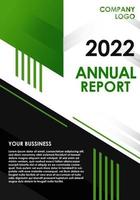 plantilla de informe anual simple para ilustración de vector de diseño de negocio