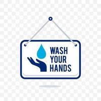 Use a hand sanitizer instruction vector illustration , washing hand with water , protection from virus clipart