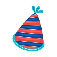 new year party hat in vector illustration