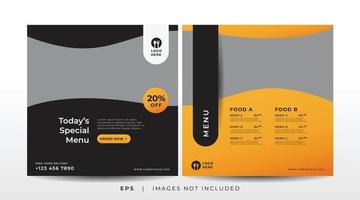 food and drink banner for social media template vector