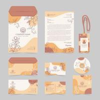 Floral Business Kit vector