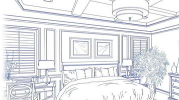 Transition Of Beautiful Custom Master Bedroom From Drawing to Completion. video