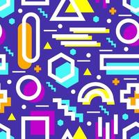 Colorful Geometric Shape Seamless Pattern Background vector