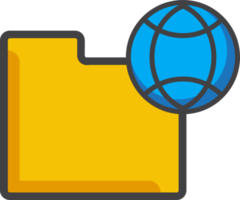 globe folder icon png