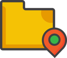 ícone da pasta de localização png