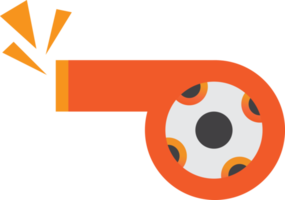 icono de silbato de fútbol png