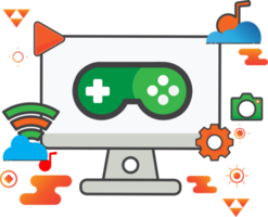 gioco computer illustrazione png