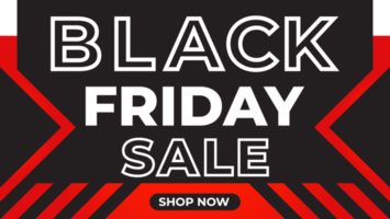 black friday sale banner design png