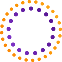 abstrakt cirkel lutning element png