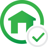 checkmark home icon png