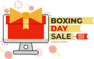 illustration de la vente du jour de la boxe png