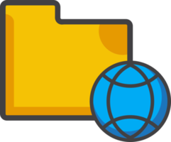 globe folder icon png