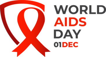 world aids day badge png