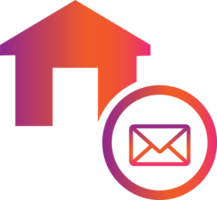 message home gradient icon png