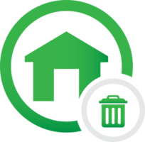 delete home icon png