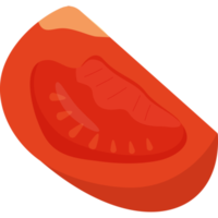verdura. pedazo de tomate png