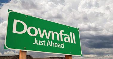 4K Time lapse Downfall Green Road Sign and Stormy Cumulus Clouds and Rain. video
